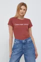 Βαμβακερό μπλουζάκι Calvin Klein Jeans πολύχρωμο