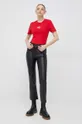 Calvin Klein Jeans pamut póló piros