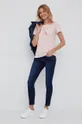 Calvin Klein Jeans t-shirt bawełniany J20J218996.9BYY różowy