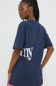 granatowy Tommy Jeans t-shirt bawełniany DW0DW13624.9BYY Damski