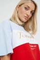 μπλε Βαμβακερό μπλουζάκι Tommy Jeans