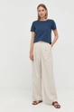 Weekend Max Mara t-shirt granatowy