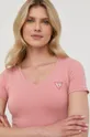 ružová Tričko Guess
