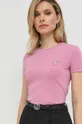 ružová Tričko Guess