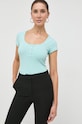Guess t-shirt KARLEE turkusowy W2YP24.KBCO2