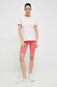 Хлопковая футболка Guess V2YI07.K8HM0 розовый SS25