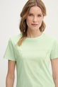 Ρούχα Βαμβακερό μπλουζάκι Guess V2YI07.K8HM0 πράσινο