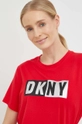 czerwony Dkny t-shirt