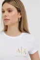 biały Armani Exchange t-shirt