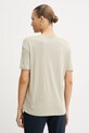 Îmbrăcăminte BOSS tricou din amestec de mătase 50457656 verde