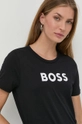 czarny BOSS t-shirt bawełniany 50472255