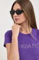 Футболка Patrizia Pepe фиолетовой CM1419.J013
