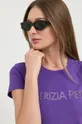 fioletowy Patrizia Pepe t-shirt