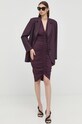 Боди Patrizia Pepe 8M1426.J3EV фиолетовой AW22