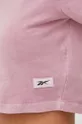 różowy Reebok Classic t-shirt bawełniany