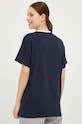 Odzież adidas t-shirt bawełniany Essentials HC0105 granatowy