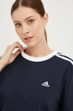 granatowy adidas t-shirt bawełniany