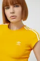 żółty adidas Originals t-shirt