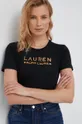 czarny Lauren Ralph Lauren t-shirt 200871850002