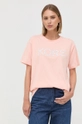 pomarańczowy MICHAEL Michael Kors t-shirt bawełniany MU250SI97J