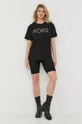 MICHAEL Michael Kors t-shirt bawełniany MU250SI97J czarny