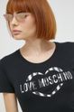 czarny Love Moschino t-shirt