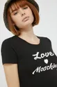 czarny Love Moschino t-shirt