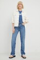 Bombažna kratka majica Levi's 17369.1917 modra AW22