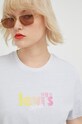 Levi's t-shirt bawełniany niebieski A2226.0013