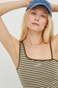 Levi's top din bumbac verde A3541.0001