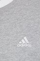 adidas t-shirt bawełniany Essentials HC0106 szary