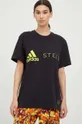 czarny adidas by Stella McCartney t-shirt