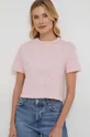 Guess t-shirt in cotone rosa