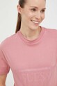 Guess tricou din bumbac roz V2YI06.K8HM0