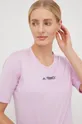 ροζ Αθλητικό μπλουζάκι adidas TERREX