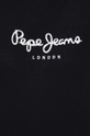 μαύρο Βαμβακερό μπλουζάκι Pepe Jeans