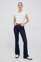 Pepe Jeans tricou din bumbac PL505296.808 bej AW22