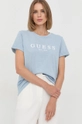 блакитний Бавовняна футболка Guess