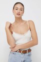 top Vero Moda απλικέ μπεζ 10276979.Birch
