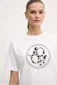 Bavlnené tričko Joop! biela 30034669