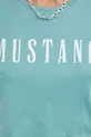 Βαμβακερό μπλουζάκι Mustang