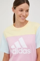 Βαμβακερό μπλουζάκι adidas Γυναικεία