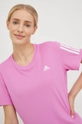 fialová Bežecké tričko adidas Performance