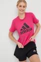 rózsaszín adidas pamut póló Női