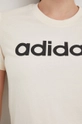 μπεζ Βαμβακερό μπλουζάκι adidas