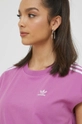 rózsaszín adidas Originals pamut top