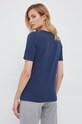 Odzież Tommy Hilfiger t-shirt bawełniany WW0WW36146.9BYY granatowy