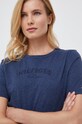 Tommy Hilfiger t-shirt bawełniany granatowy WW0WW36146.9BYY