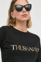 czarny Trussardi longsleeve