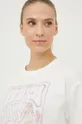 λευκό Βαμβακερό μπλουζάκι Roxy 6109100010